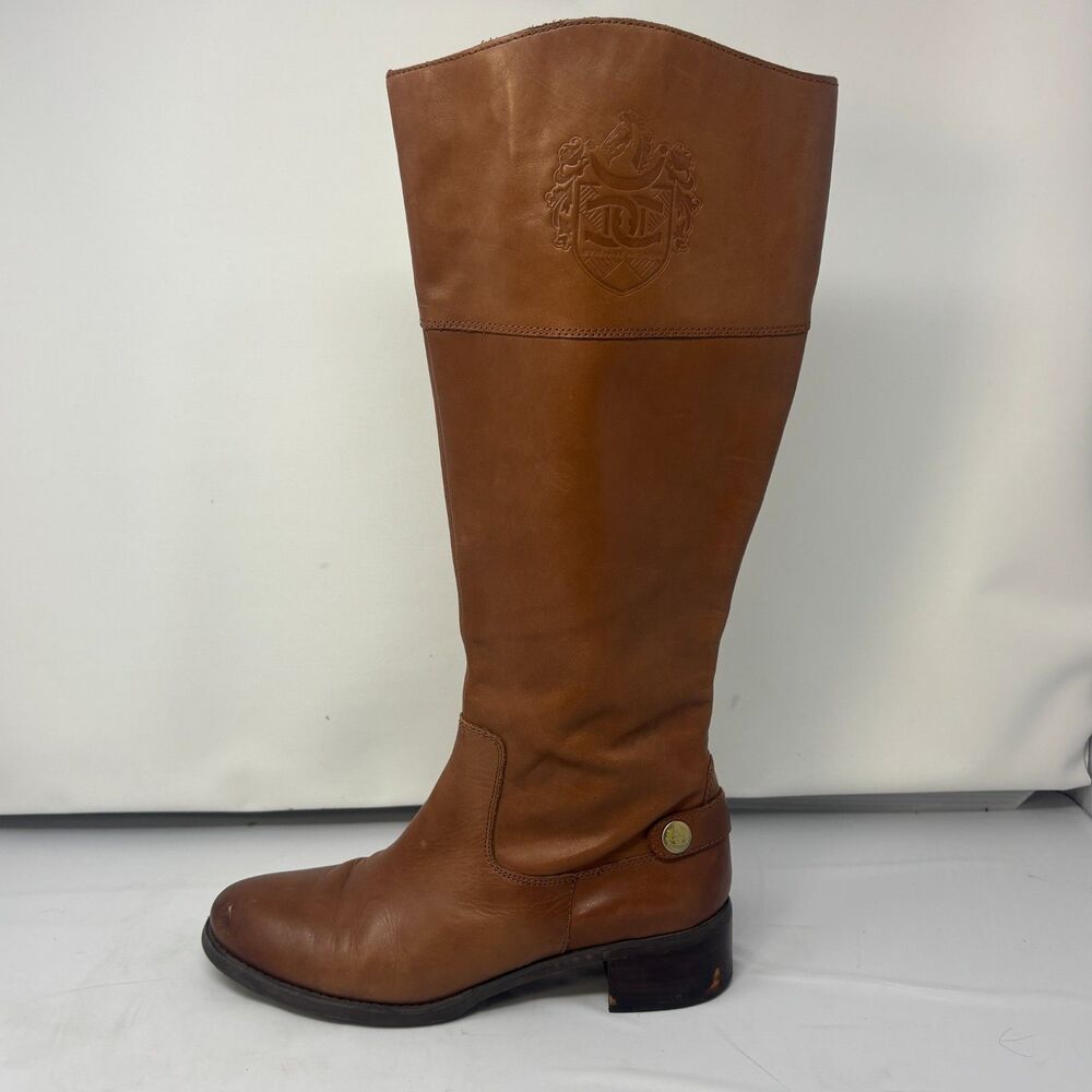 Vintage Etienne Aigner Women's Riding Boots E-Chip Brown Size 9M - Picture 13 of 16